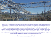 Tablet Screenshot of calelectroinc.com